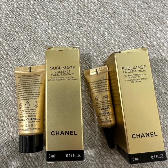Chanel Sublimage ultimate redefining concentrate 5ml & Yeux eye cream 3ml - Picture 5 of 6